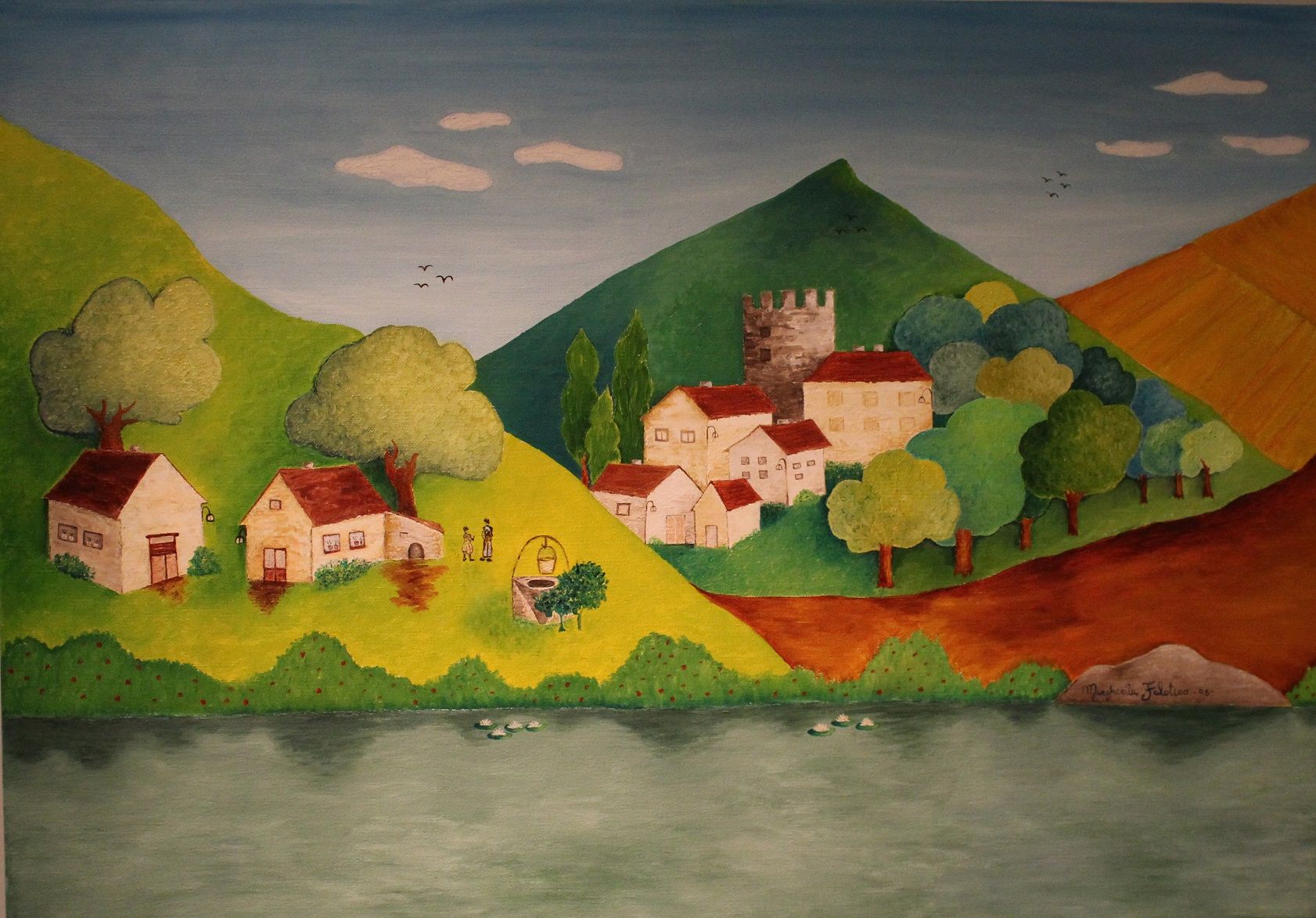 VILLAGGIO SUL FIUME by Margherita Falotico 